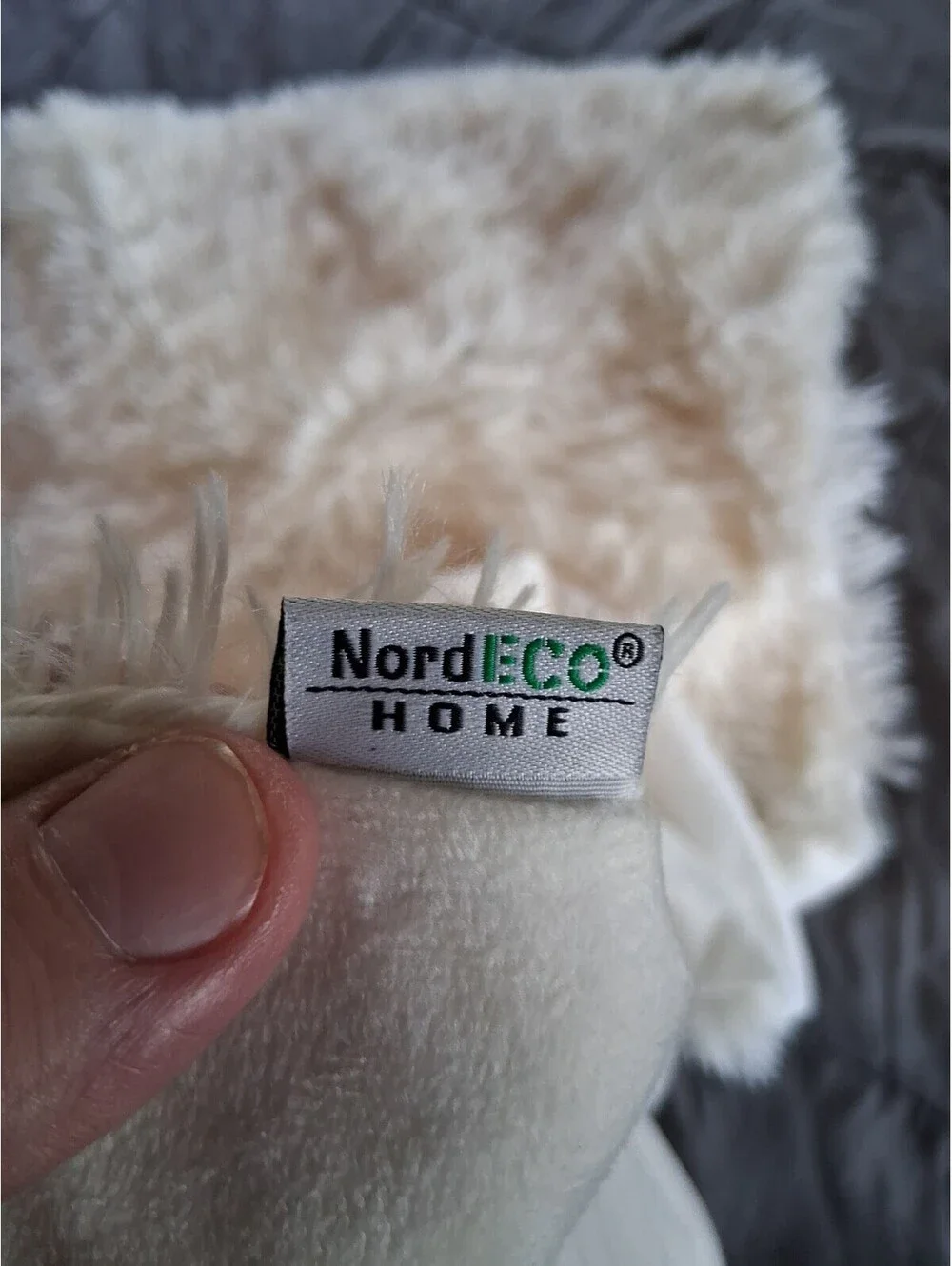 2 NormECO White 20x20 Soft Plush Throw Pillow Cases Fluffy Plush Sofa Cover